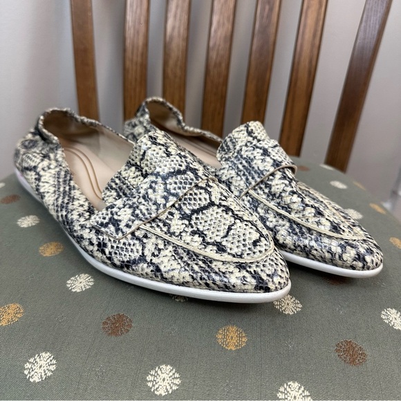 Cole Haan Grand Ambition | Snake Print Pointed Toe Loafers Size 9.5 - Picture 2 of 6